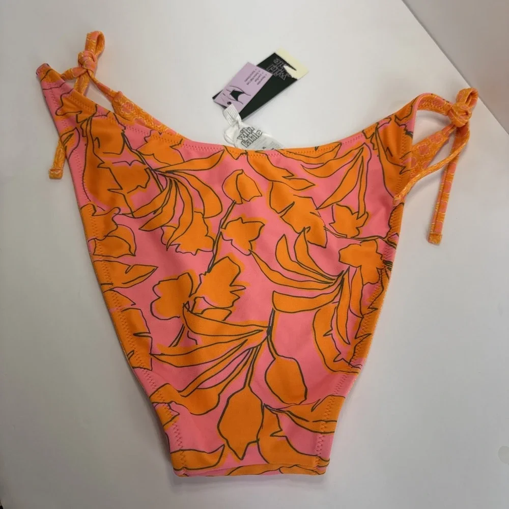 NWT Wild‎ Fable Target Bikini Bottom Bundle Lot of 3 XL Floral Camo Pink Orange